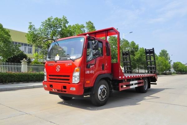 這款國(guó)六挖機(jī)平板運(yùn)輸車很火，關(guān)注沒(méi)？